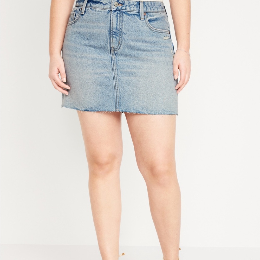 Denim Mini Skirt